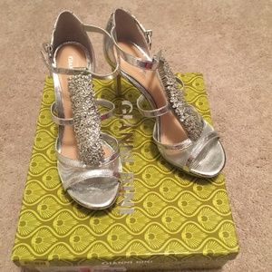 Gianni Bini Silver Heels